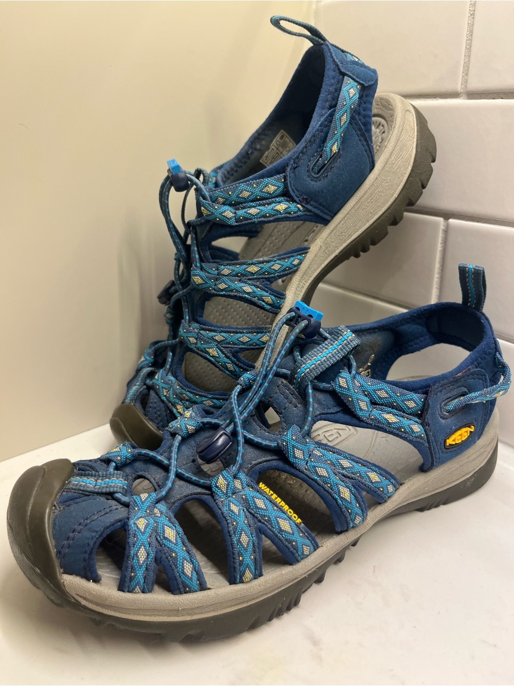 KEEN Whisper Blue Sport Water Hiking Sandals Size Unknown